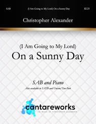 On a Sunny Day SAB choral sheet music cover Thumbnail